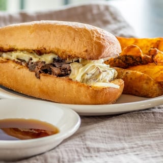 Swiss French Dip Sandwich