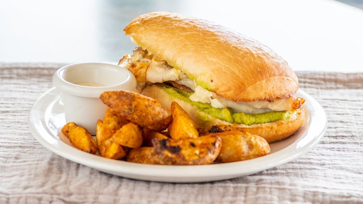 Turkey Bacon Avocado Sandwich.