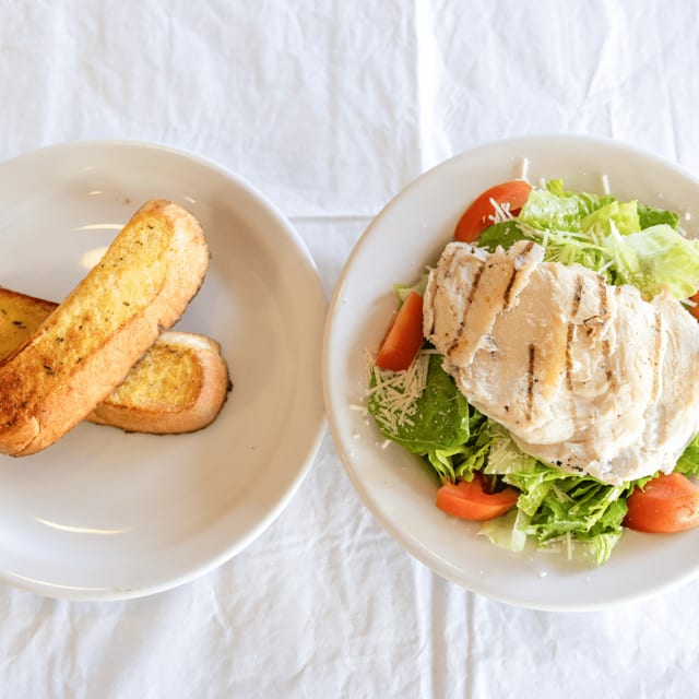 Grilled Chicken Caesar’s Salad.